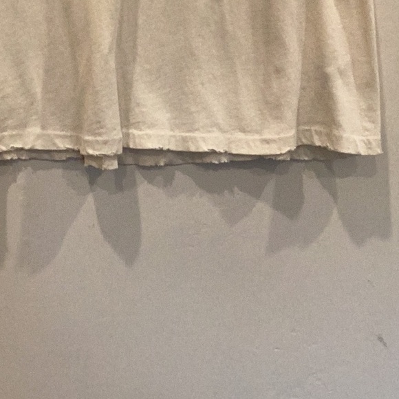 NWOT. The Great Ivory 100% Cotton raw edge A line loose fitting tank top. - Picture 5 of 5